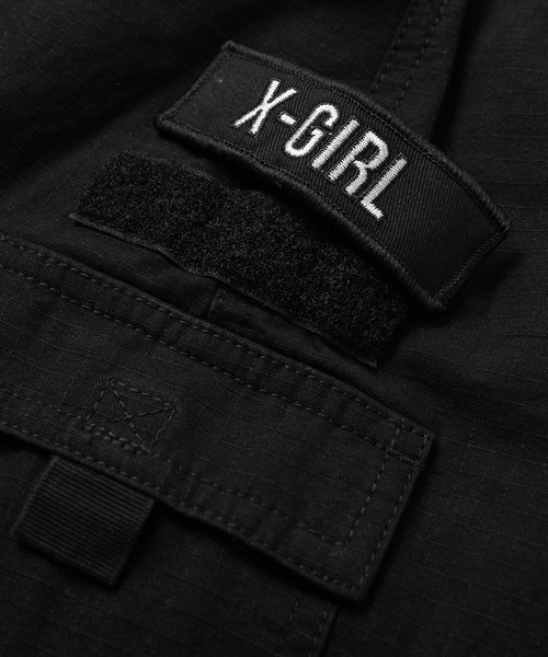 X-girl（エックスガール）の「MILITARY MINI SKIRT（スカート・レディース・ブラック/マルチ/ベージュ・S/M）」の17枚目の写真