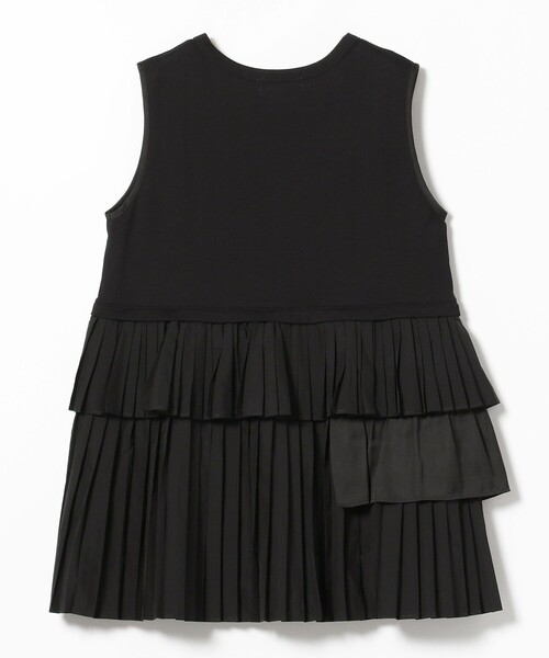 Ray BEAMS（レイビームス）の「RBS / プリーツ ティアード ノースリーブ トップス（Tシャツ/カットソー・レディース・ホワイト/ブラック・ONE SIZE）」の18枚目の写真