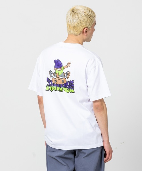 XLARGE(エクストララージ)の「INDY GRAB S/S TEE(Tシャツ/カットソー・メンズ・ホワイト/パープル/ブラック/グリーン・S/M/L/XL)」の15枚目の写真