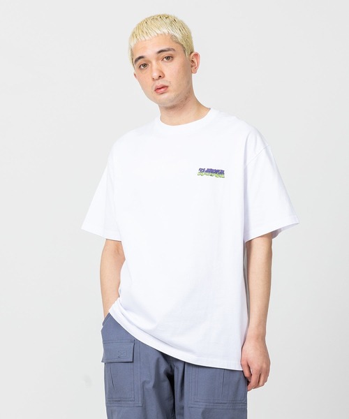 XLARGE(エクストララージ)の「INDY GRAB S/S TEE(Tシャツ/カットソー・メンズ・ホワイト/パープル/ブラック/グリーン・S/M/L/XL)」の15枚目の写真