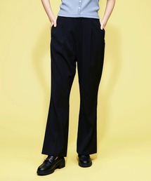 【FEMININE】カラーフレアパンツ