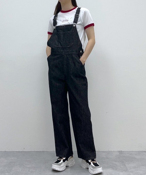 FOREVER 21（フォーエバー トゥエンティーワン）の「【STREET】デニムオーバーオール（サロペット/オーバーオール・レディース・ブラック/ブルー・SMALL/MEDIUM）」の14枚目の写真