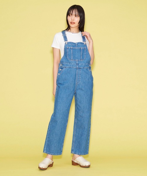 FOREVER 21（フォーエバー トゥエンティーワン）の「【STREET】デニムオーバーオール（サロペット/オーバーオール・レディース・ブラック/ブルー・SMALL/MEDIUM）」の15枚目の写真