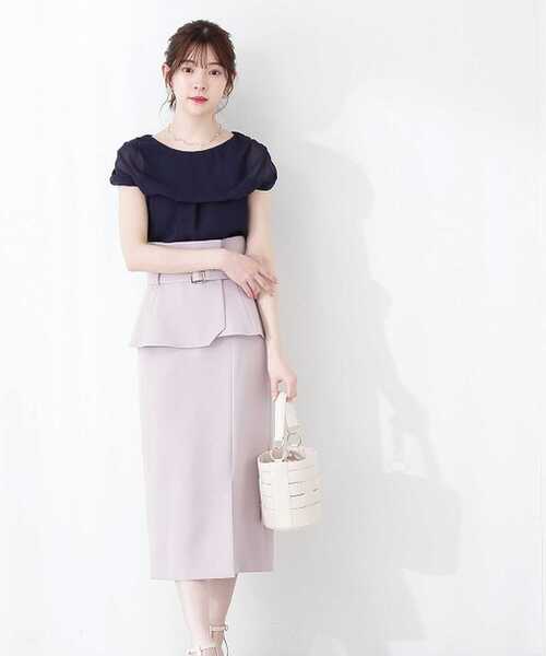 PROPORTION BODY DRESSING(プロポーションボディドレッシング)の「コルセット付タイトスカート / 1213120212(スカート・レディース・ベージュ/グレー・X-SMALL/SMALL/MEDIUM)」の15枚目の写真