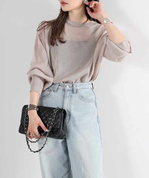 バリエーションニットアンサンブル(ニットプルオーバー)｜TOPS