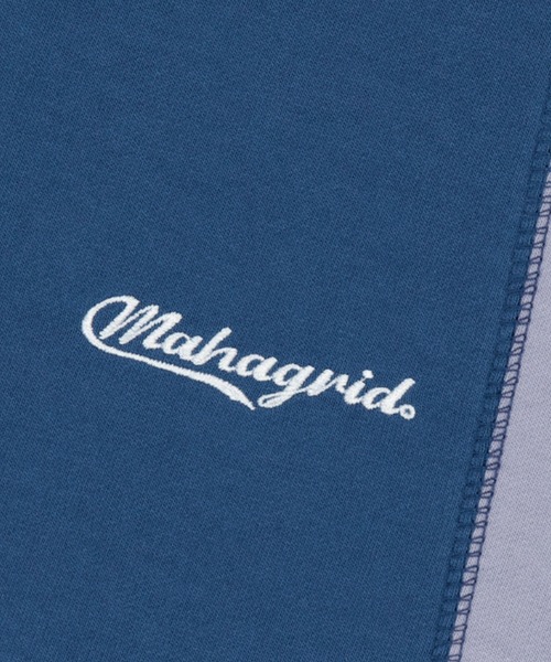 MAHAGRID(マハグリッド)の「『mahagrid/マハグリッド』BLOCK SECTION TEE/切り替え 半袖 カットソー(Tシャツ/カットソー・レディース・ネイビー/ベージュ・M/L)」の10枚目の写真