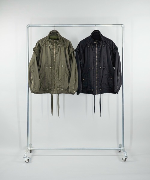 Iroquois(イロコイ)の「WATER-SOLUBLE BONDING BL(ブルゾン・メンズ・ブラック/カーキ・1/2/3)」の18枚目の写真