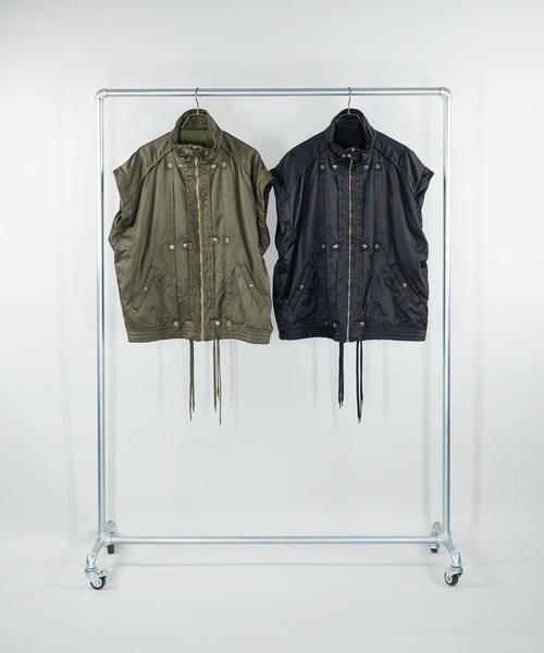 Iroquois(イロコイ)の「WATER-SOLUBLE BONDING BL(ブルゾン・メンズ・ブラック/カーキ・1/2/3)」の21枚目の写真