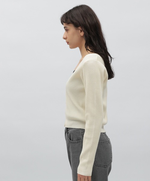 LAKOLE（ラコレ）の「クロップドニットカーディガン / 188278