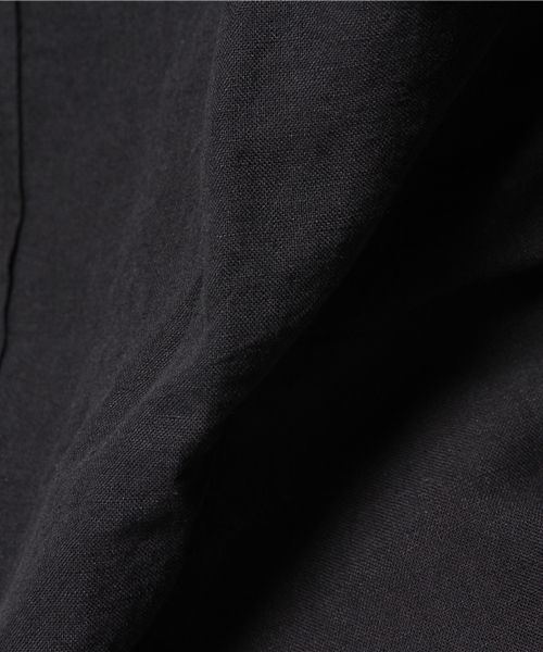 RAGEBLUE（レイジブルー）の「ノーカラーシャツカーデ5分袖/564686（シャツ/ブラウス・メンズ・ブラック/ホワイト/グリーン・LARGE/MEDIUM）」の5枚目の写真