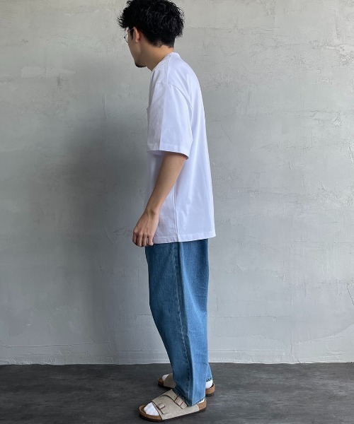 POLeR（ポーラー）の「【FINEBOYS 9月号掲載】[POLeR/ポーラー] 別注 FURRY HART ワンポイントロゴ刺繍ポケットTシャツ（Tシャツ/カットソー・レディース・ブラック/ホワイト/グリーン・L/M）」の6枚目の写真