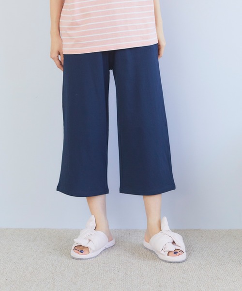 Days（デイズ）の「【LAFUKU】お肌にやさしいコットンパンツ（ラフク）（その他パンツ・レディース・ネイビー/ブラック/オレンジ・M/LL/L）」の3枚目の写真