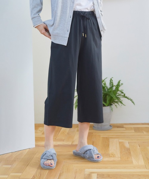 Days（デイズ）の「【LAFUKU】お肌にやさしいコットンパンツ（ラフク）（その他パンツ・レディース・ネイビー/ブラック/オレンジ・M/LL/L）」の2枚目の写真
