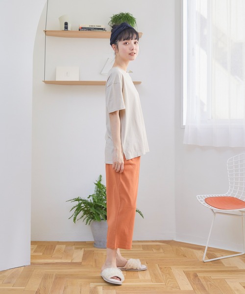 Days（デイズ）の「【LAFUKU】お肌にやさしいコットンパンツ（ラフク）（その他パンツ・レディース・ネイビー/ブラック/オレンジ・M/LL/L）」の10枚目の写真
