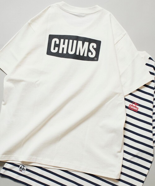 FREAK'S STORE(フリークスストア)の「【限定展開】CHUMS×FREAK'S STORE/チャムス 別注 ブービー バックプリント クルーネックTシャツ(Tシャツ/カットソー・メンズ・ベージュ/ブラック/グリーン/ネイビー/その他13/グレー/ホワイト・LARGE/MEDIUM/SMALL/X-LARGE)」の2枚目の写真