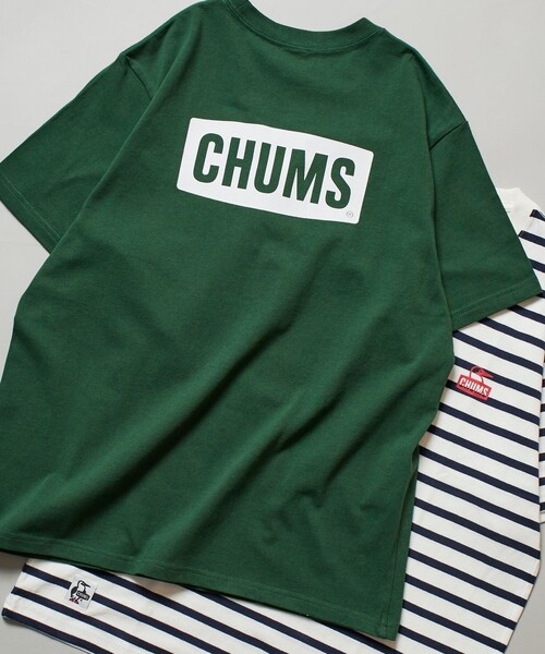 FREAK'S STORE(フリークスストア)の「【限定展開】CHUMS×FREAK'S STORE/チャムス 別注 ブービー バックプリント クルーネックTシャツ(Tシャツ/カットソー・メンズ・ベージュ/ブラック/グリーン/ネイビー/その他13/グレー/ホワイト・LARGE/MEDIUM/SMALL/X-LARGE)」の5枚目の写真