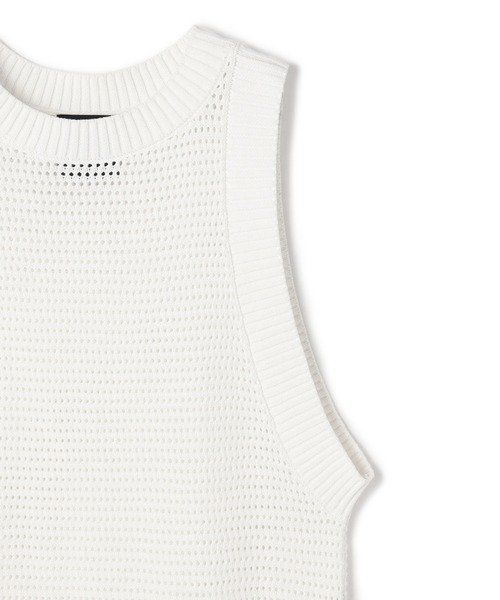 N.O.R.C(ノーク)の「クロシェライクニットワンピース(ワンピース・レディース・オフホワイト/ブラック・M/S)」の16枚目の写真