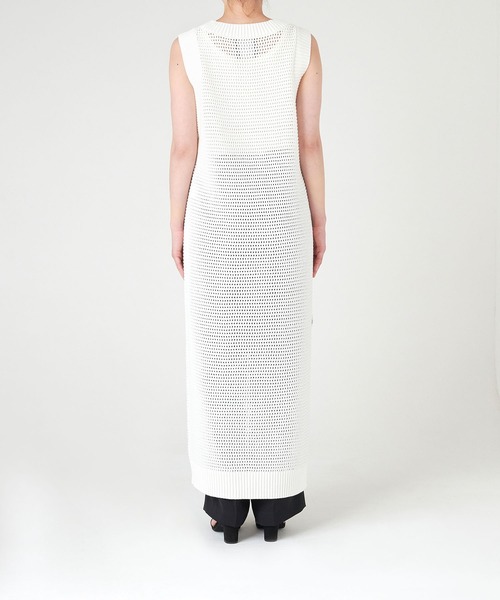 N.O.R.C(ノーク)の「クロシェライクニットワンピース(ワンピース・レディース・オフホワイト/ブラック・M/S)」の22枚目の写真