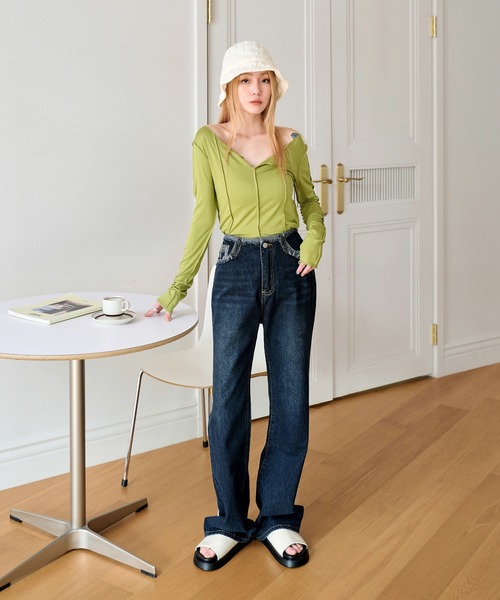 UNE MANSION（ユヌマンション）の「エンボス加工ジャガードバケットハット（ハット・レディース・ブラック/アイボリー・ONE SIZE）」の13枚目の写真