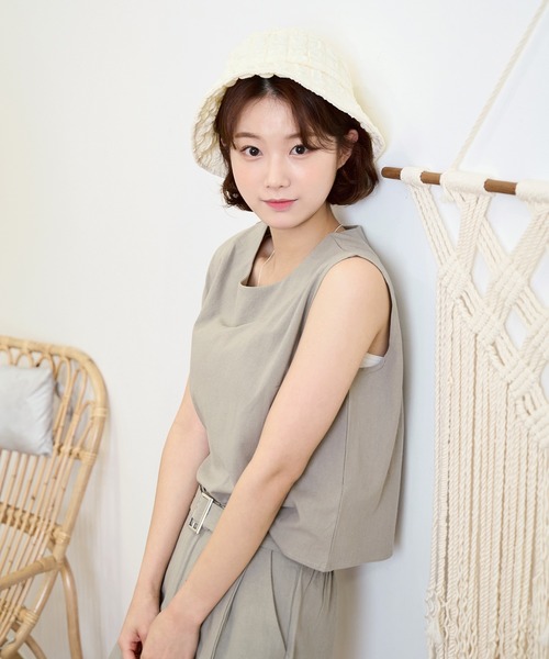 UNE MANSION（ユヌマンション）の「エンボス加工ジャガードバケットハット（ハット・レディース・ブラック/アイボリー・ONE SIZE）」の20枚目の写真