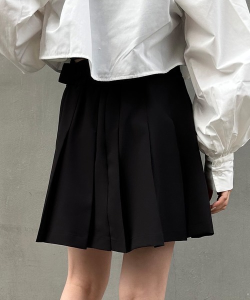 INGNI(イング)の「共ベルト付プリーツスカパン(セットアップ対応)(その他パンツ・レディース・ブラック/ブラウン系その他2/ライトベージュ・FREE)」の5枚目の写真