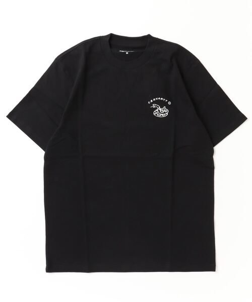 Carhartt WIP(カーハートダブリューアイピー)の「S/S NEW FRONTIER T-SHIRT(Tシャツ/カットソー・メンズ・ホワイト/ダークグリーン/ダークブラウン/ブラック・SMALL/MEDIUM/LARGE/X-LARGE)」の1枚目の写真