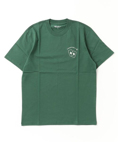 Carhartt WIP(カーハートダブリューアイピー)の「S/S NEW FRONTIER T-SHIRT(Tシャツ/カットソー・メンズ・ホワイト/ダークグリーン/ダークブラウン/ブラック・SMALL/MEDIUM/LARGE/X-LARGE)」の4枚目の写真