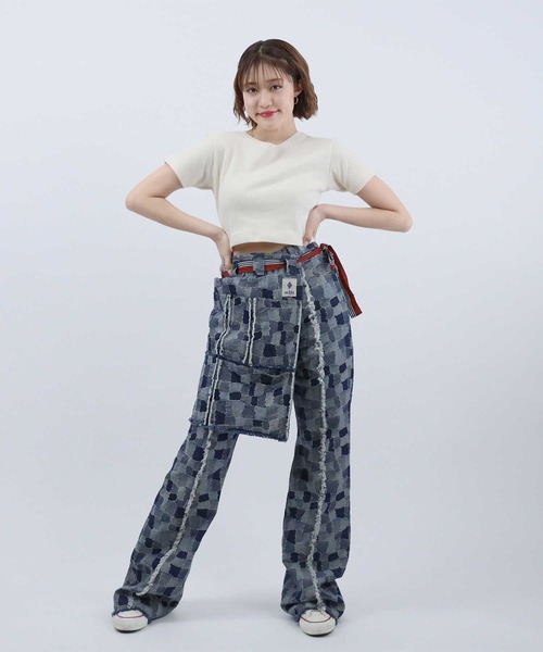 Right-on（ライトオン）の「ＷＩＨショートＴ（Tシャツ/カットソー・レディース・キナリ・M）」の5枚目の写真