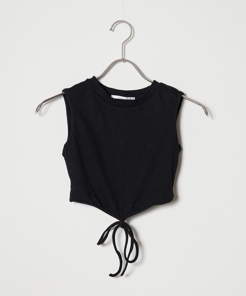 Chick(チック)の「Cross String Tank top / クロスデザインタンクトップ(タンクトップ・レディース・ホワイト/ブラック・FREE)」の21枚目の写真