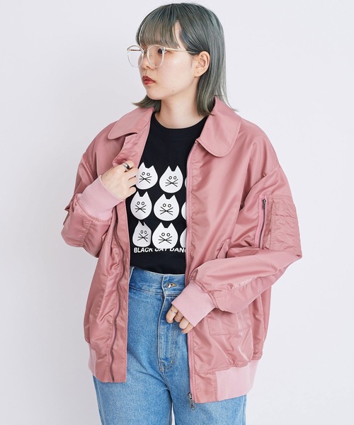 I am I in fact...（アイアムアイインファクト）の「Black cat dance ロンT（Tシャツ/カットソー・レディース・ブラック/ホワイト・FREE）」の18枚目の写真