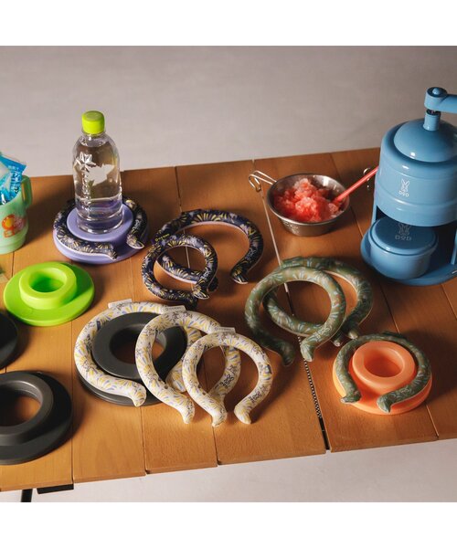 BREEZE（ブリーズ）の「DODコラボ ICE RING（Mサイズ）（アウトドアグッズ・レディース・オフホワイト/ネイビー/カーキ・MEDIUM）」の4枚目の写真