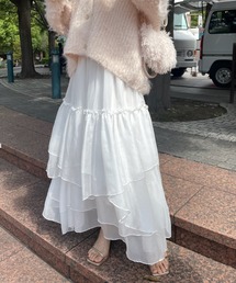 muguet | tiered hem skirt(スカート)