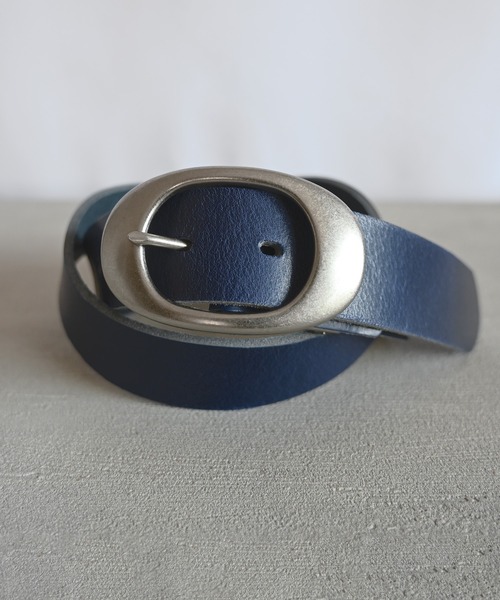 Editors Draw（エディターズドロー）の「36mm オーバルバックルベルト（ベルト・メンズ・ブラック/ダークブラウン/レッド/ネイビー/グレー/ブラウン・FREE）」の5枚目の写真