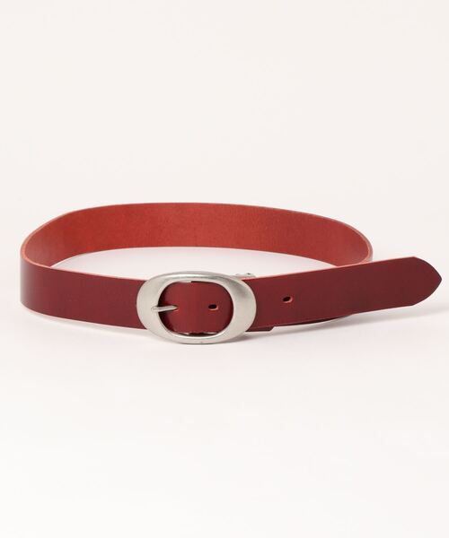 Editors Draw（エディターズドロー）の「36mm オーバルバックルベルト（ベルト・メンズ・ブラック/ダークブラウン/レッド/ネイビー/グレー/ブラウン・FREE）」の17枚目の写真