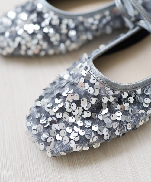 SESTO（セスト）の「スクアエトゥレースアップメリージェーンバレエシューズ（バレエシューズ・レディース・ブラック/シルバー/ゴールド/アイボリー/ブラック系その他/シルバー系その他・22.5cm/23.0cm/23.5cm/24.0cm/24.5cm/25.0cm）」の11枚目の写真