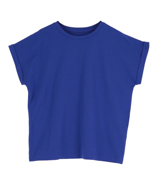 UR'S(ユアーズ)の「汗染み防止ダブルカフスTシャツ(Tシャツ/カットソー・レディース・ホワイト/ブラック/ロイヤルブルー/チャコール/ブルーグレー/ネイビー/ライトピンク/ブラウン・S/M/L)」の10枚目の写真