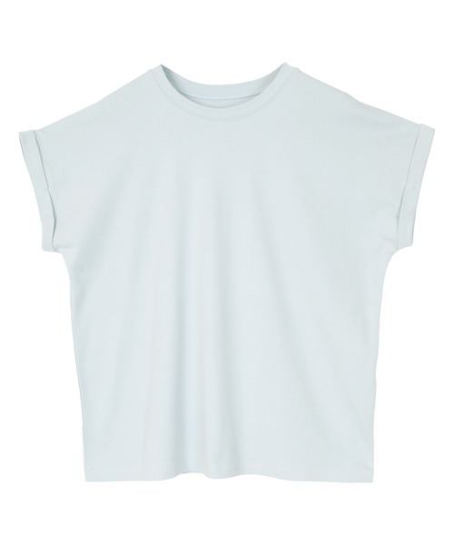 UR'S(ユアーズ)の「汗染み防止ダブルカフスTシャツ(Tシャツ/カットソー・レディース・ホワイト/ブラック/ロイヤルブルー/チャコール/ブルーグレー/ネイビー/ライトピンク/ブラウン・S/M/L)」の21枚目の写真