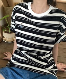 ルーズベアーボーダーTシャツ