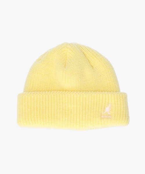 KANGOL（カンゴール）の「KANGOL CARDINAL 2WAY BEANIE（ニットキャップ/ビーニー・レディース・ピンク/グリーン/ブラウン/ライトグレー/ダークグレー/ブラック/ブルー/パープル/オレンジ/アーミー/ダークパープル/ナチュラル/ブラウン系/イエロー系・ONE SIZE）」の12枚目の写真