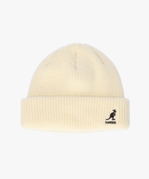 KANGOL（カンゴール）の「KANGOL CARDINAL 2WAY BEANIE（ニットキャップ/ビーニー・レディース・ピンク/グリーン/ブラウン/ライトグレー/ダークグレー/ブラック/ブルー/パープル/オレンジ/アーミー/ダークパープル/ナチュラル/ブラウン系/イエロー系・ONE SIZE）」の7枚目の写真