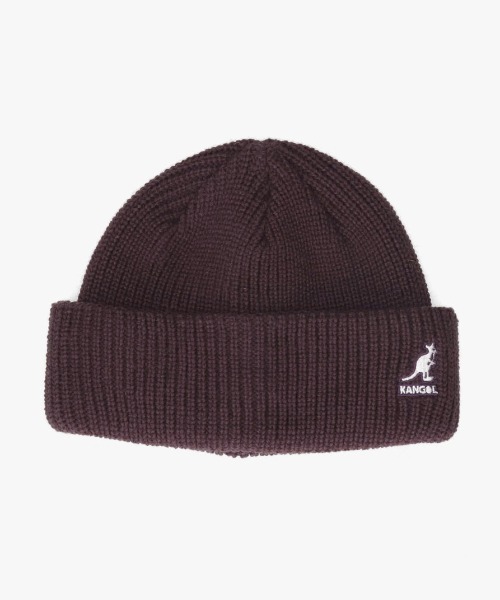 KANGOL（カンゴール）の「KANGOL CARDINAL 2WAY BEANIE（ニットキャップ/ビーニー・レディース・ピンク/グリーン/ブラウン/ライトグレー/ダークグレー/ブラック/ブルー/パープル/オレンジ/アーミー/ダークパープル/ナチュラル/ブラウン系/イエロー系・ONE SIZE）」の11枚目の写真
