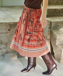 ROPE' | ヴィンテージスカーフ柄プリーツスカート(スカート)