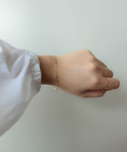 ebine(エビネ)の「Sparkle Bracelet 金属アレルギー対応 サージカルステンレス(ブレスレット・レディース・シルバー/ゴールド/ピンクゴールド・FREE)」の2枚目の写真