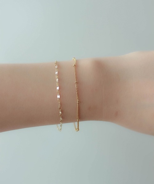 ebine(エビネ)の「Sparkle Bracelet 金属アレルギー対応 サージカルステンレス(ブレスレット・レディース・シルバー/ゴールド/ピンクゴールド・FREE)」の6枚目の写真