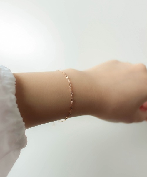 ebine(エビネ)の「Sparkle Bracelet 金属アレルギー対応 サージカルステンレス(ブレスレット・レディース・シルバー/ゴールド/ピンクゴールド・FREE)」の11枚目の写真