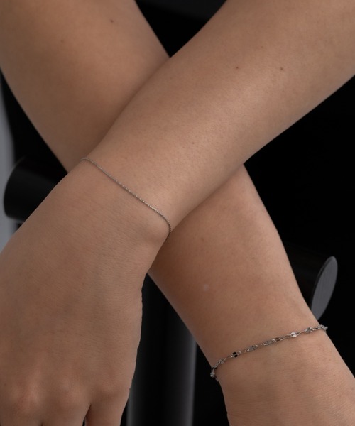 ebine(エビネ)の「Sparkle Bracelet 金属アレルギー対応 サージカルステンレス(ブレスレット・レディース・シルバー/ゴールド/ピンクゴールド・FREE)」の15枚目の写真