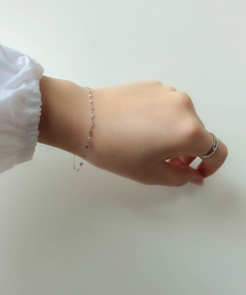 ebine(エビネ)の「Sparkle Bracelet 金属アレルギー対応 サージカルステンレス(ブレスレット・レディース・シルバー/ゴールド/ピンクゴールド・FREE)」の16枚目の写真
