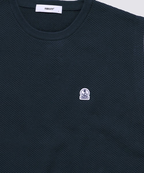 FIDELITY(フィデリティ)の「MOSS STITCH CREW VEST / 鹿の子ベスト(ベスト・メンズ・グレー/キャメル/キナリ/ネイビー・MEDIUM/LARGE/X-LARGE/FREE)」の9枚目の写真