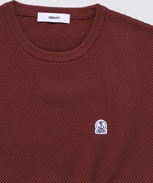 FIDELITY(フィデリティ)の「MOSS STITCH CREW VEST / 鹿の子ベスト(ベスト・メンズ・グレー/キャメル/キナリ/ネイビー・MEDIUM/LARGE/X-LARGE/FREE)」の11枚目の写真