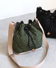 COLDE  | ナイロンキルティング巾着ショルダーバッグ(ショルダーバッグ)